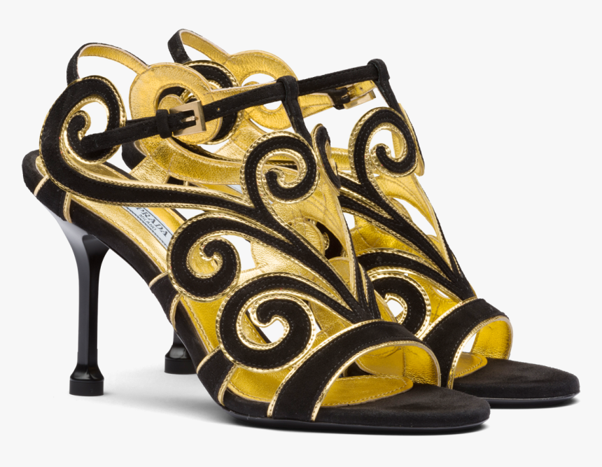 Prada Suede Sandals - Basic Pump, HD Png Download, Free Download