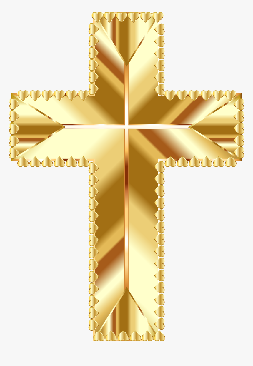 Golden Cross Clipart Banner Freeuse Library Clipart - Holy Cross Png, Transparent Png, Free Download