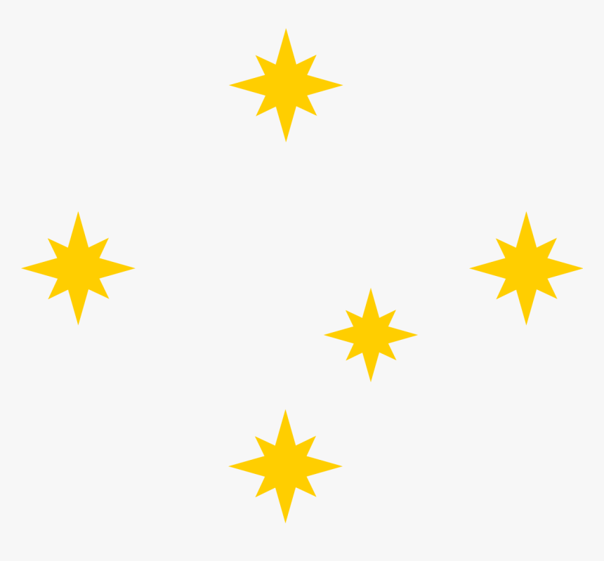 Southern Cross Stars Yellow, HD Png Download, Free Download