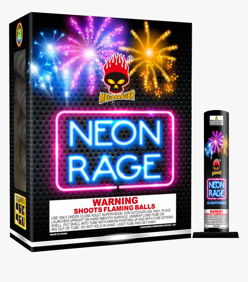 Neon Rage Firework, HD Png Download, Free Download