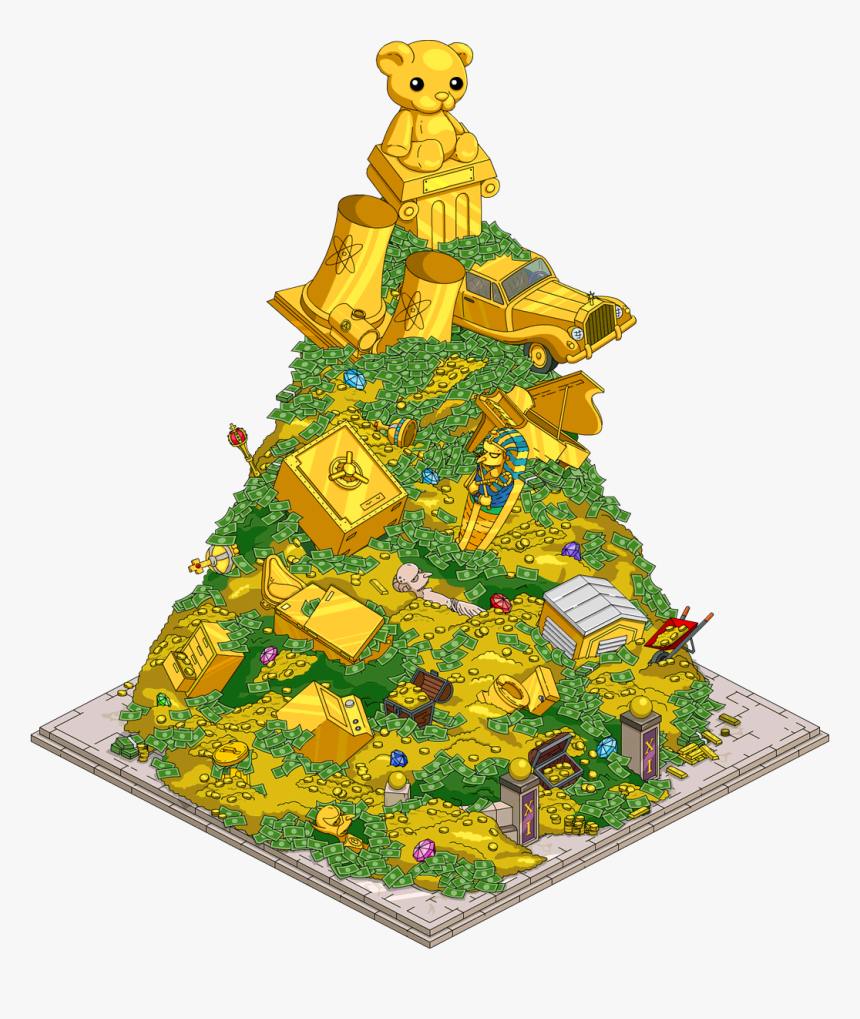 Simpsons Tapped Out Money Mountain, HD Png Download, Free Download