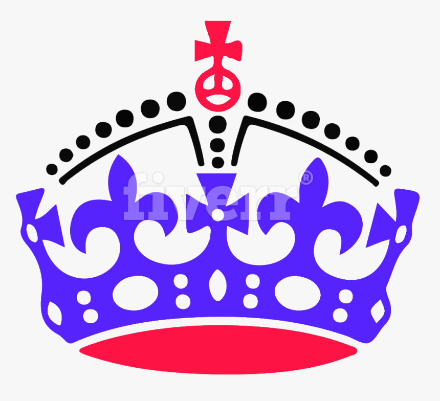 Corona Vector Keep Calm , Png Download - Keep Calm And Carry On Crown Png, Transparent Png, Free Download