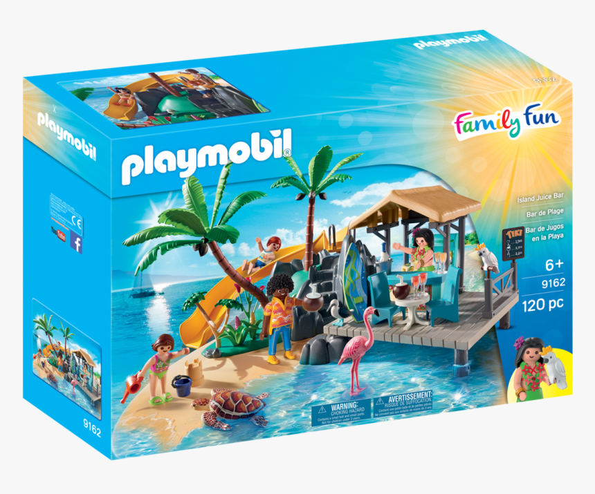 Playmobil Island Jugo, Jugo De Bar - Playmobil Family Fun Island Juice Bar, HD Png Download, Free Download