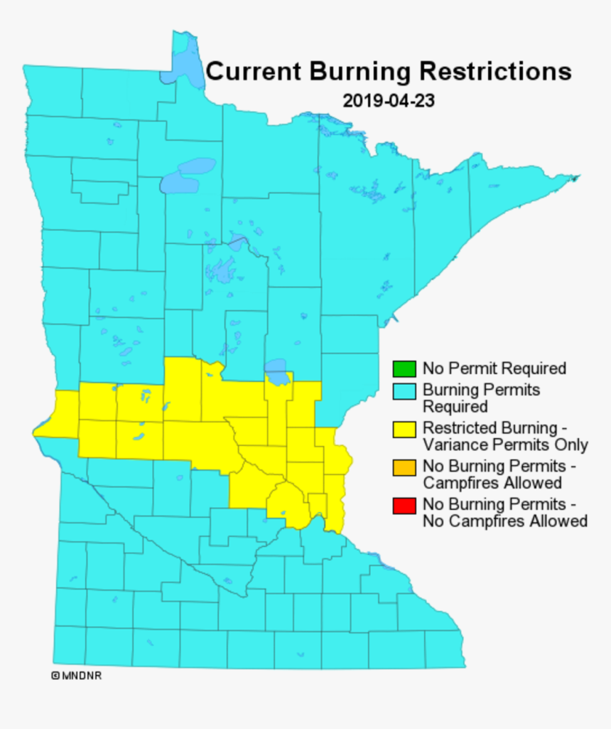 Burning Restrictions Large - Minnesota Department Of Natural Resources, HD Png Download, Free Download