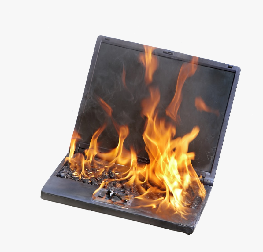 Burning Laptop - Computer Blowing Up, HD Png Download, Free Download