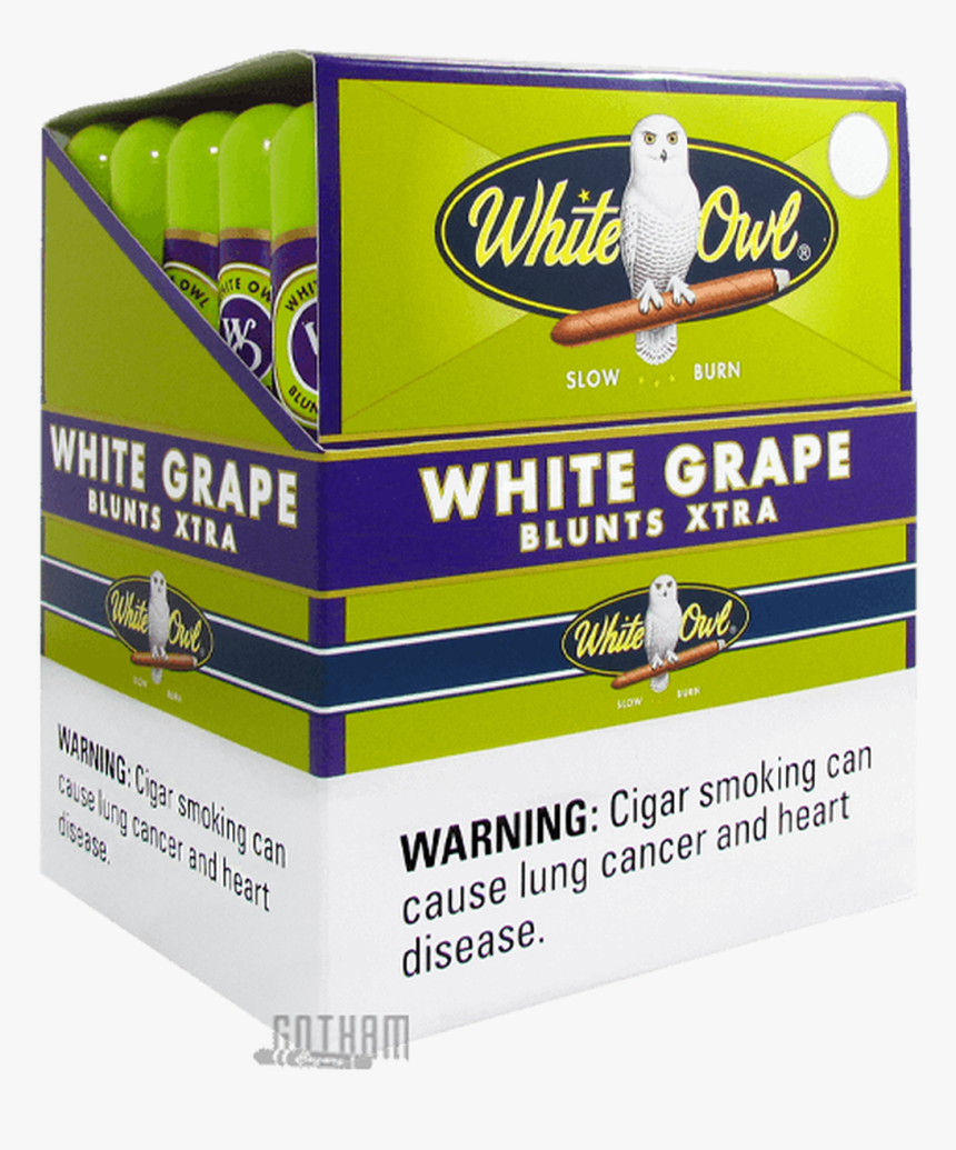 White Owl Blunts Xtra White Grape Box - Animal, HD Png Download, Free Download