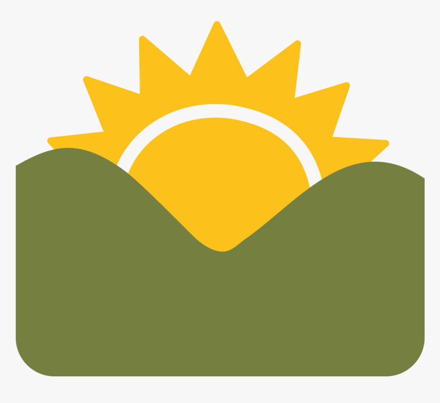 Sunrise Over Mountains Emoji Clipart Emoji Sunrise - Sunrise Free Png Clipart, Transparent Png, Free Download