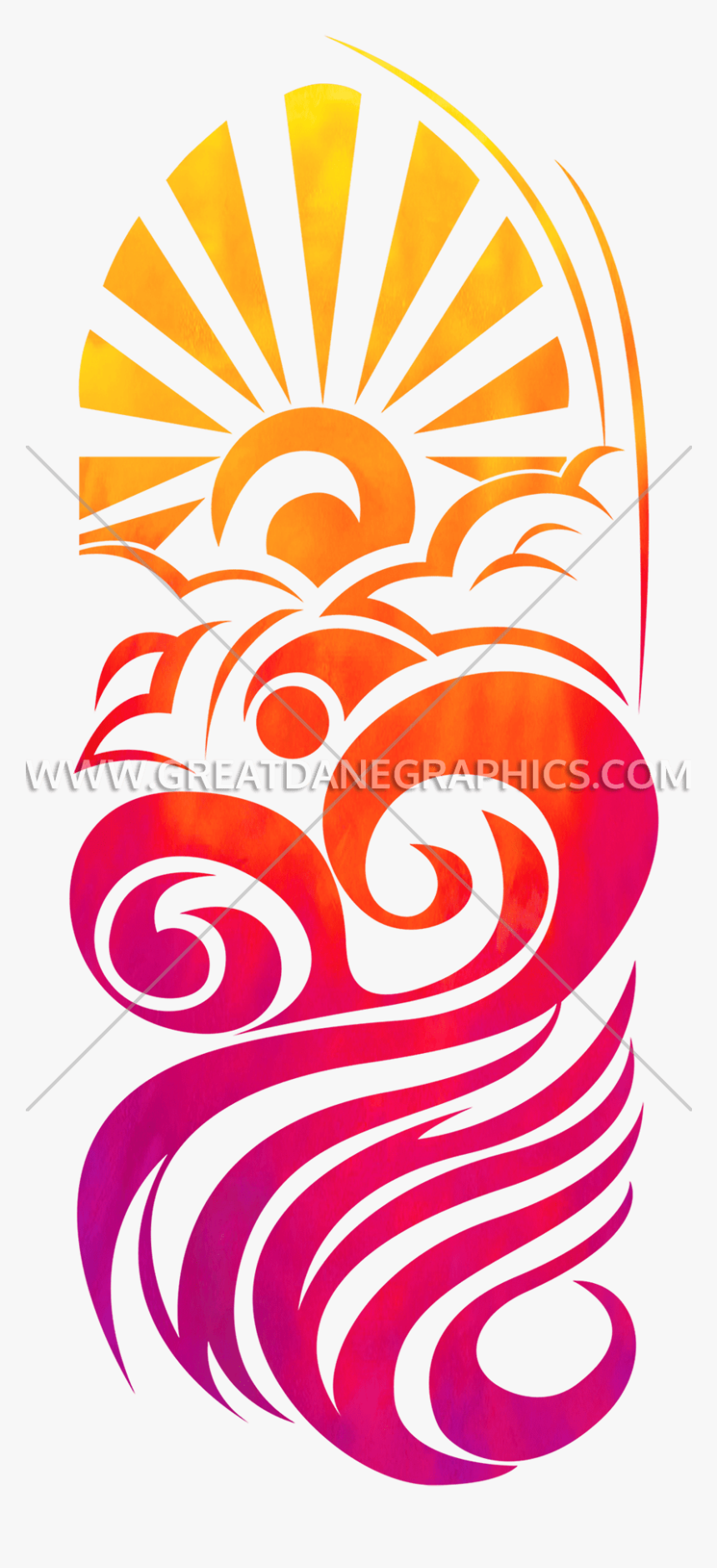 Sunrise Transparent Water Clipart - Graphic Design, HD Png Download, Free Download