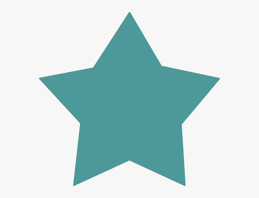 Teal Star Clipart, HD Png Download, Free Download