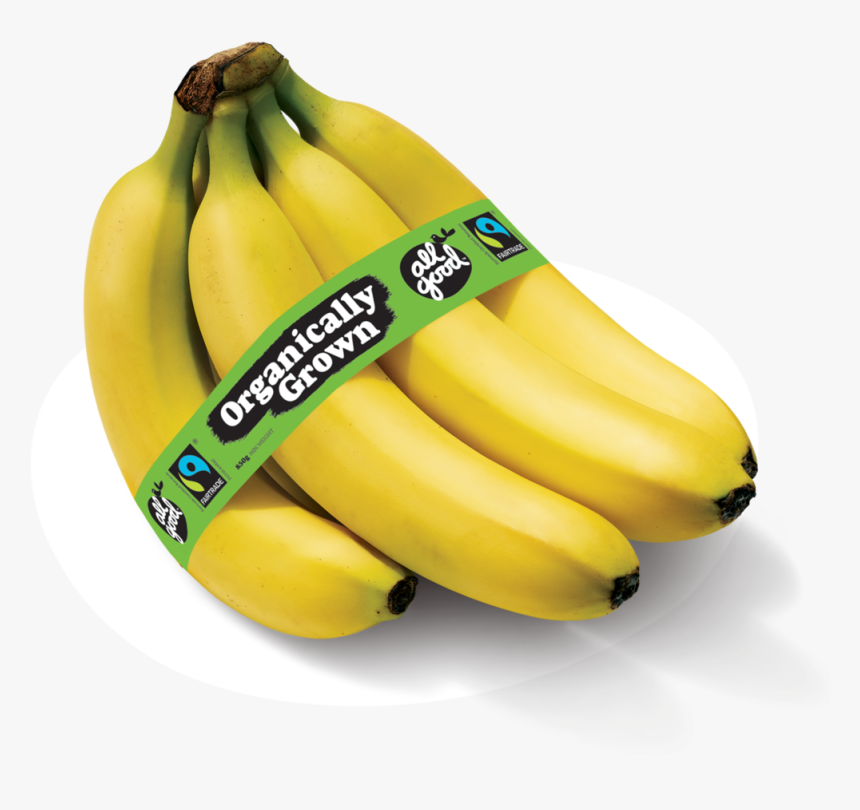 All Good Organic Bananas - Fair Trade Products Banana, HD Png Download, Free Download