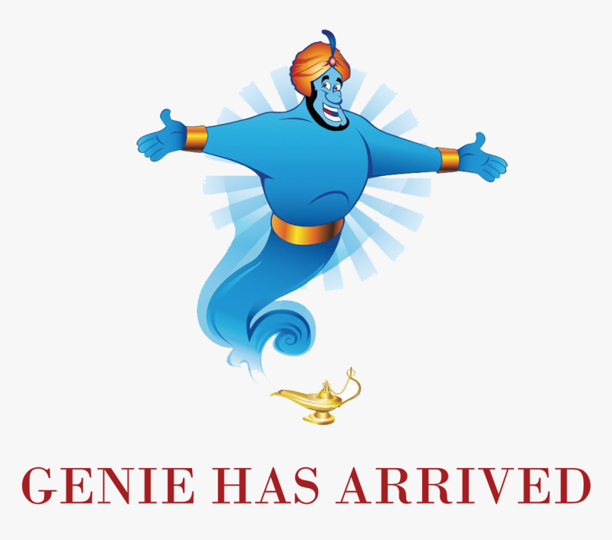 Genie And The Magic Lamp , Png Download - Джин Вектор, Transparent Png, Free Download