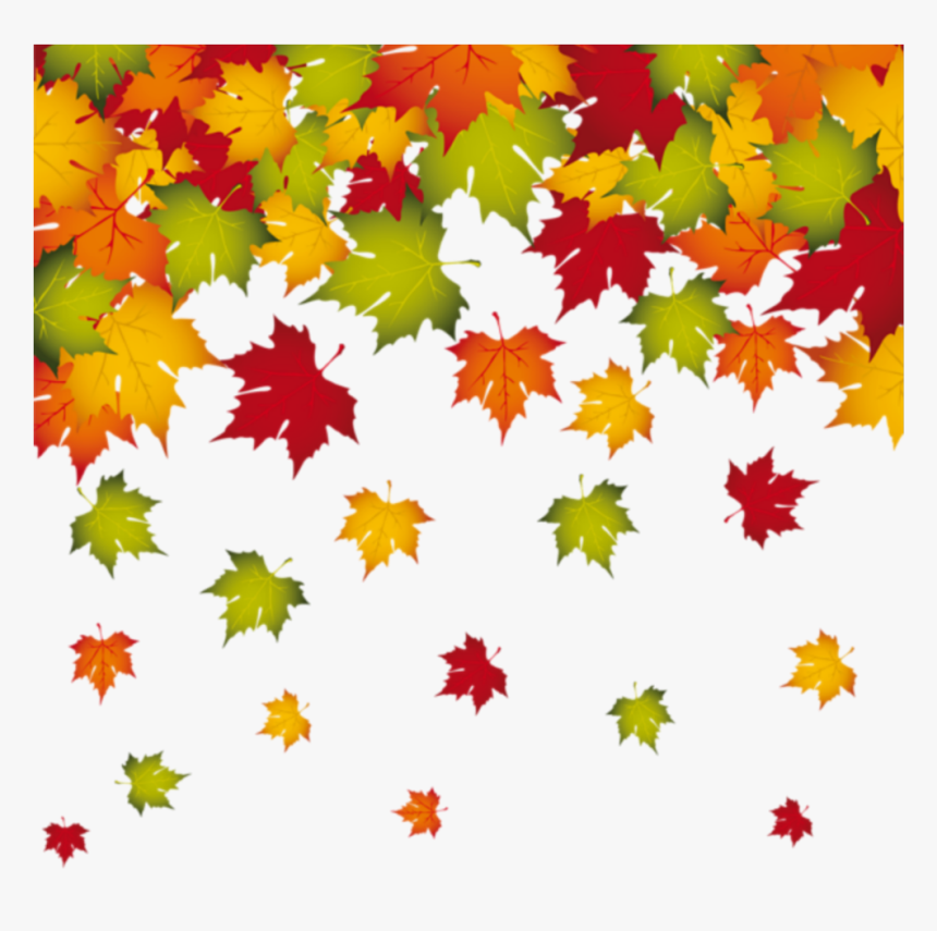 #ftestickers #leaves #autumn #fallcolors #border #falling - Falling Autumn Leaves Clipart, HD Png Download, Free Download