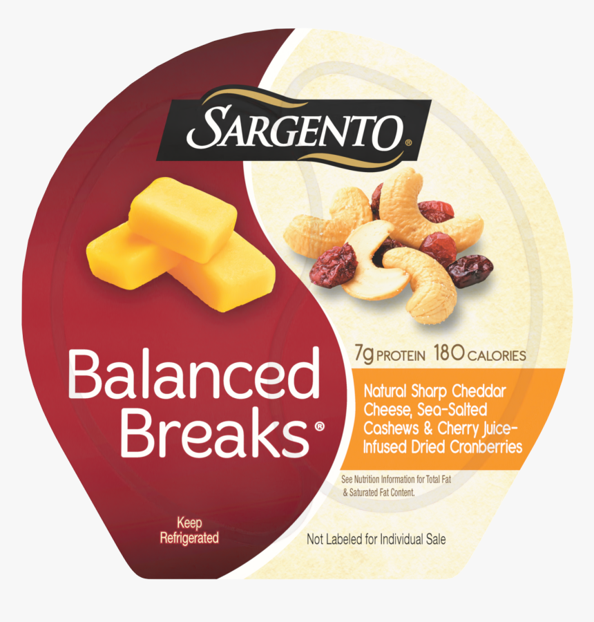 Balanced Breaks® Natural Sharp Cheddar Cheese With - Sargento Sweet Balanced Breaks, HD Png Download, Free Download