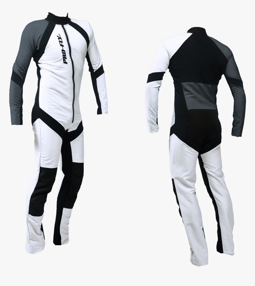 Focus White-charcoal - Profly Suit, HD Png Download, Free Download