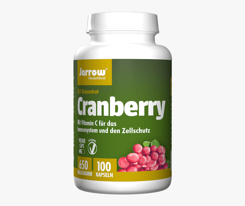 Dose Jarrow Cranberry Cranberryextrakt Mit Vitamin - Natural Foods, HD Png Download, Free Download
