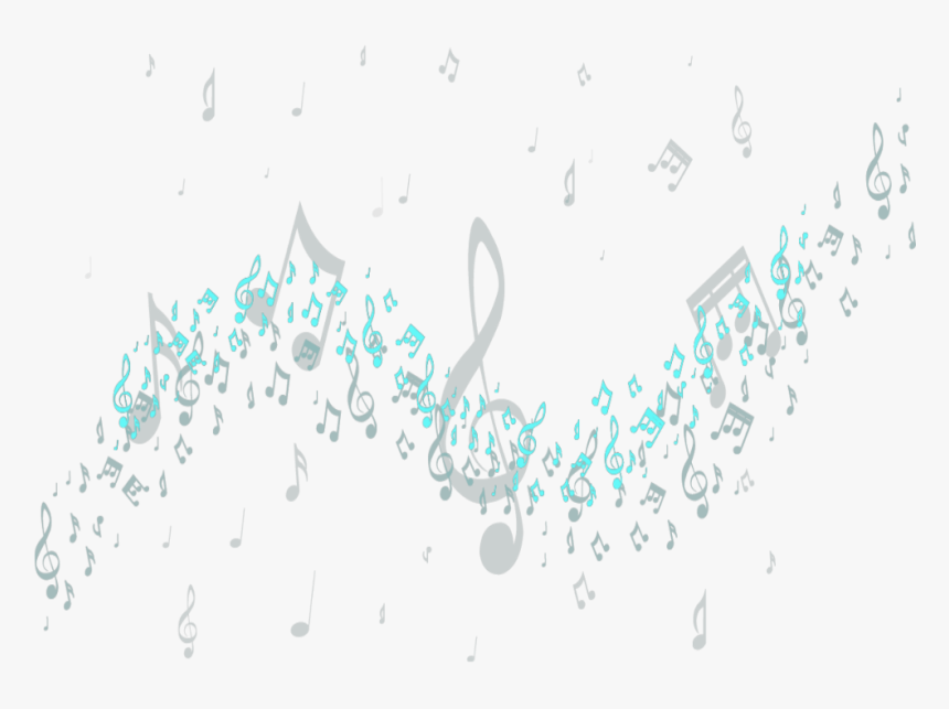 Mq Blue Music Musicnotes Notes Note - Calligraphy, HD Png Download, Free Download