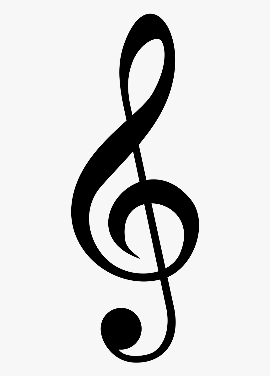 Treble Clef - Treble Clef Music Symbol, HD Png Download, Free Download