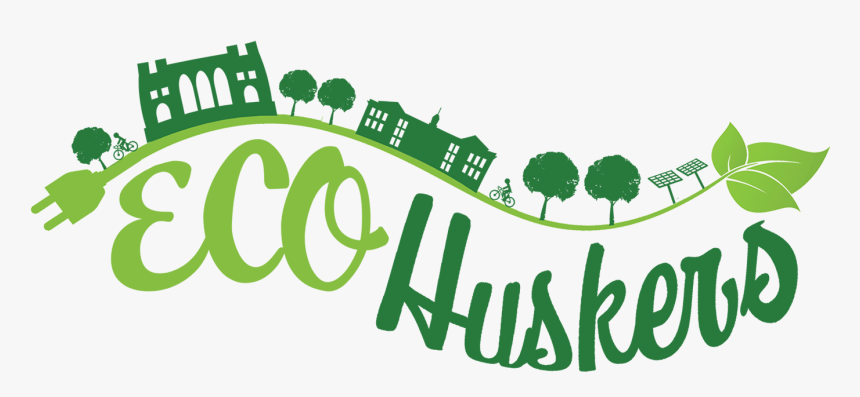 Eco Huskers Logo In Green - Graphic Design, HD Png Download, Free Download
