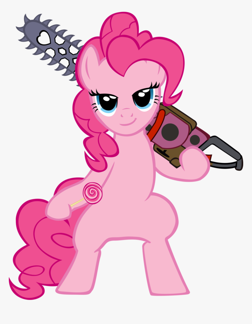 Astringe, Chainsaw, Crossover, Lollipop Chainsaw, Pinkie - Pinkie Pie Zombie, HD Png Download, Free Download