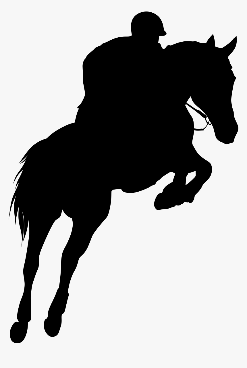 Hanoverian Horse Equestrian Show Jumping Horse Racing - Show Jumping Horse Silhouette, HD Png Download, Free Download
