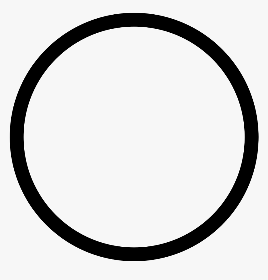 Black Circle Black And White Clip Art - Circle Outline Png, Transparent Png, Free Download