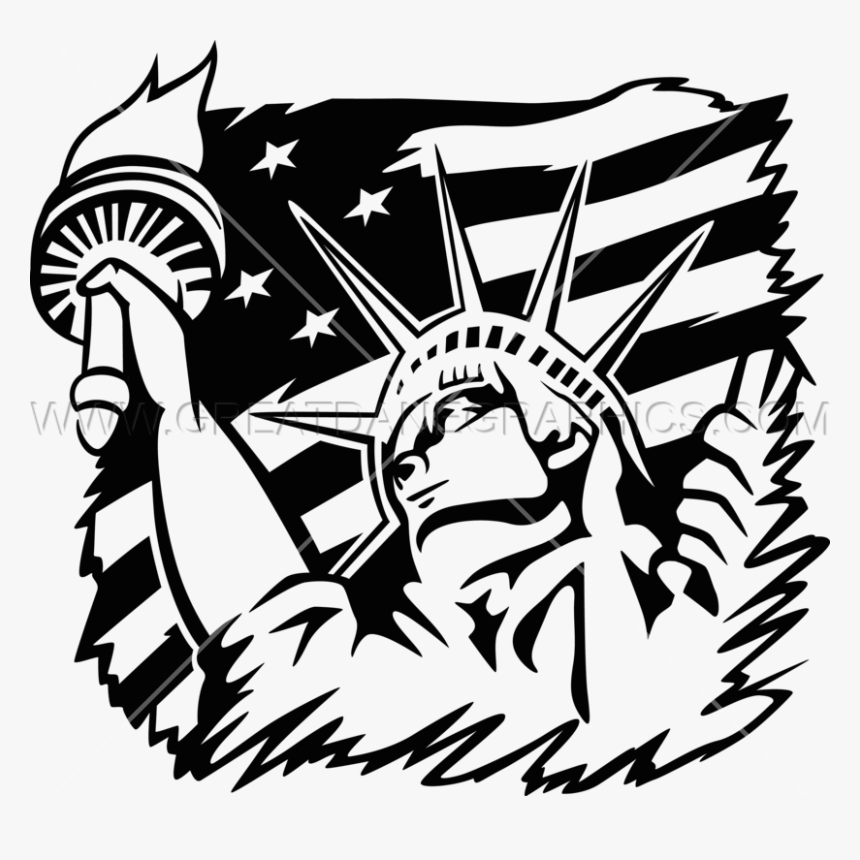 Statue Of Liberty Clipart Transparent - Statue Of Liberty Tribal, HD Png Download, Free Download