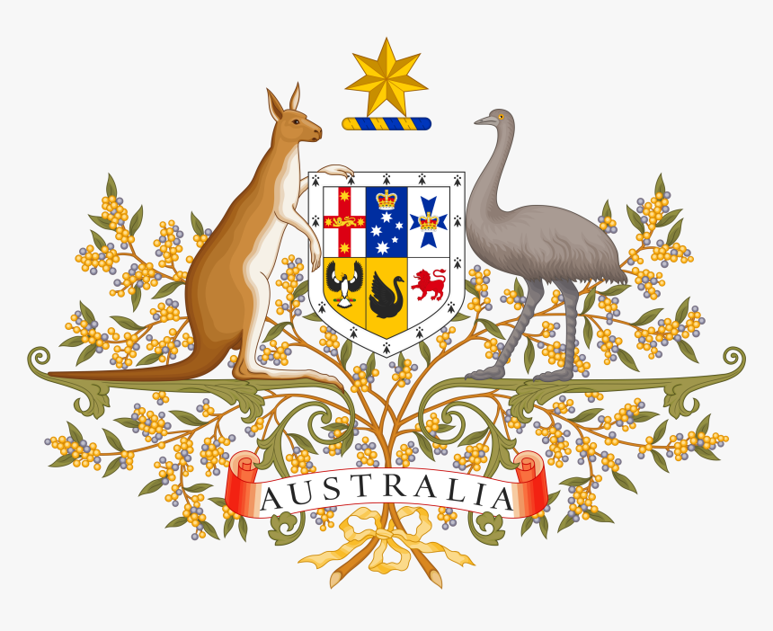 Australian Coat Of Arms, HD Png Download kindpng