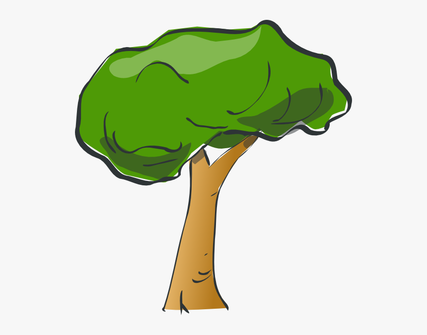 Cartoon Tree Clipart - Tree Clipart Transparent Background, HD Png Download, Free Download