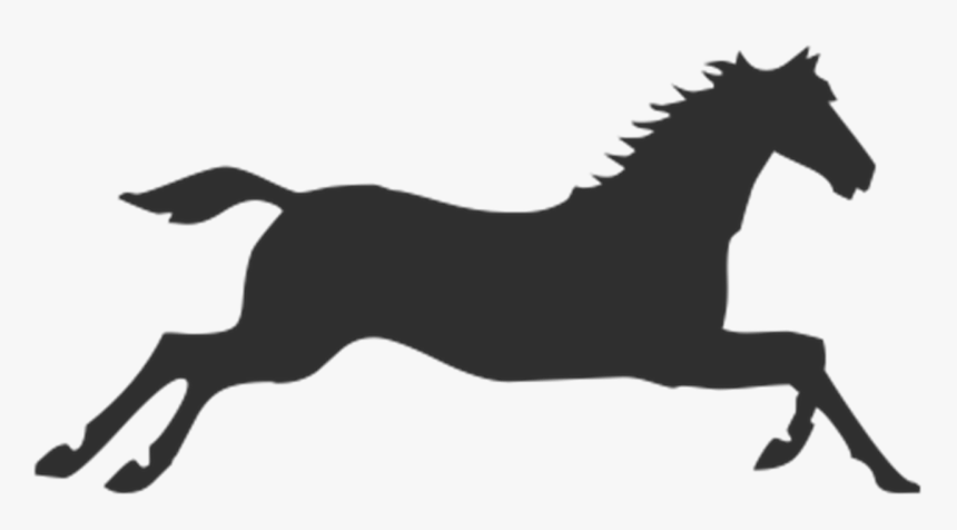Horse Silhouette Galloping, HD Png Download, Free Download