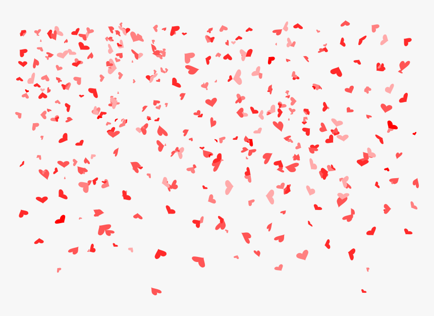 Transparent Background Red Confetti Png, Png Download, Free Download