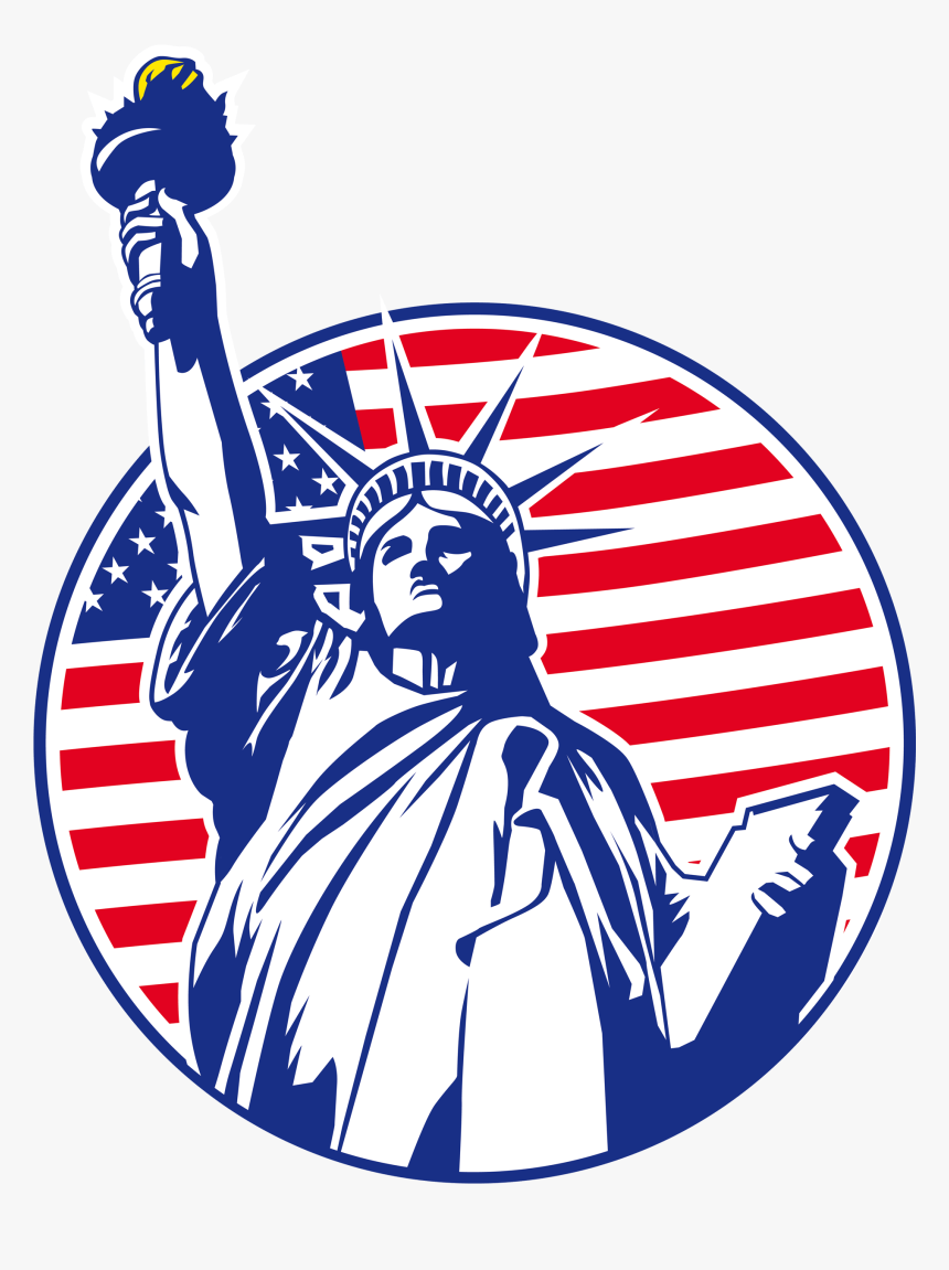 Statue Of Liberty - Statue Of Liberty With Ar, HD Png Download, Free Download