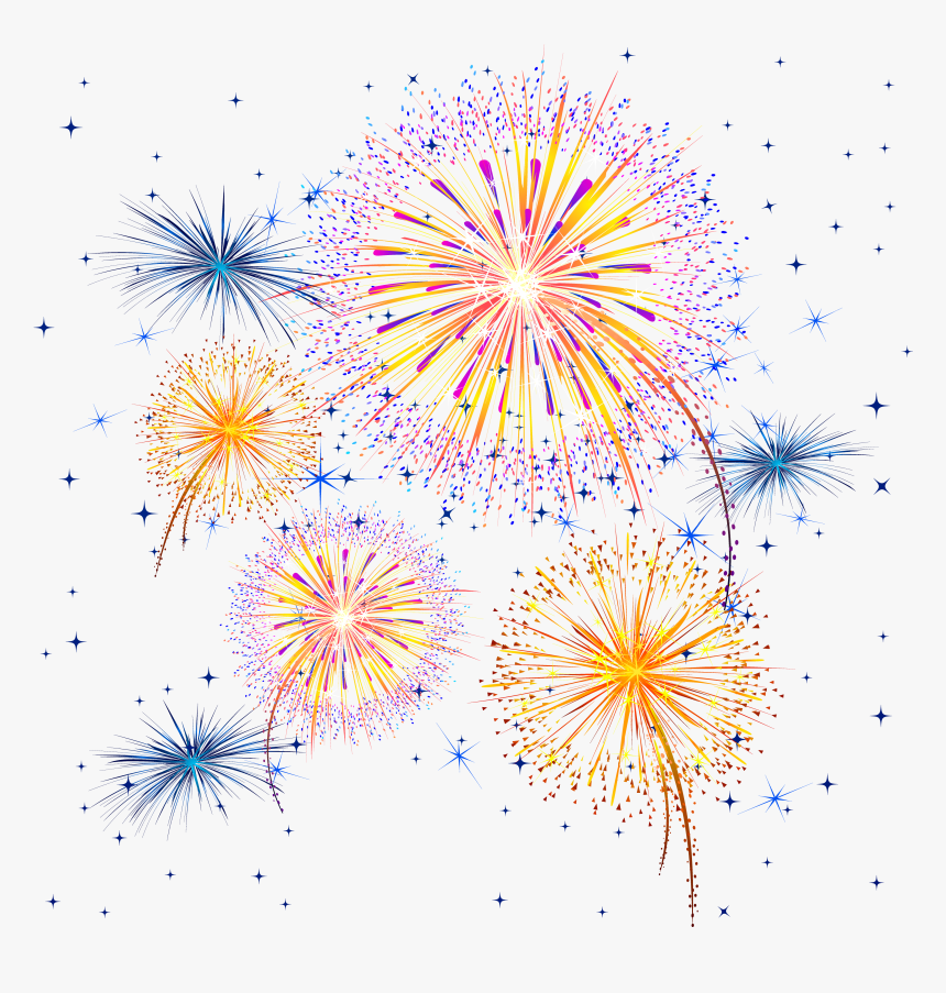 Fireworks Firework Show Free Download Image Clipart - Transparent Background Fireworks Clipart, HD Png Download, Free Download