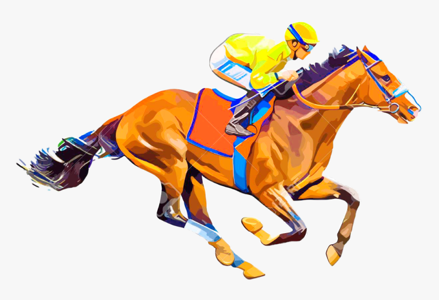 #horse #racing #horseracing #jockey #freetoedit - Horse Racing Vector Png, Transparent Png, Free Download