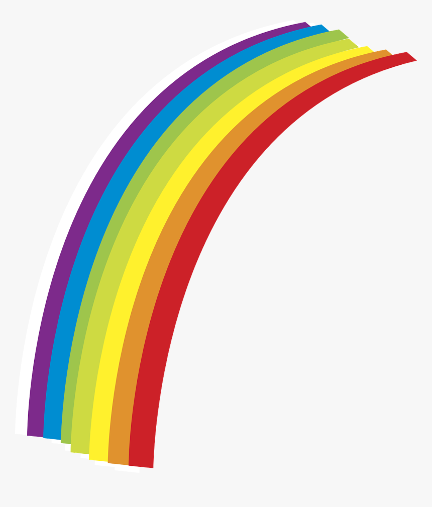 Half Rainbow Clip Art, HD Png Download, Free Download