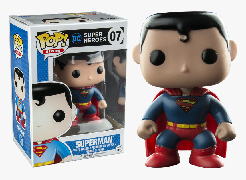 Funko Pop Dc Super Heroes Superman, HD Png Download, Free Download