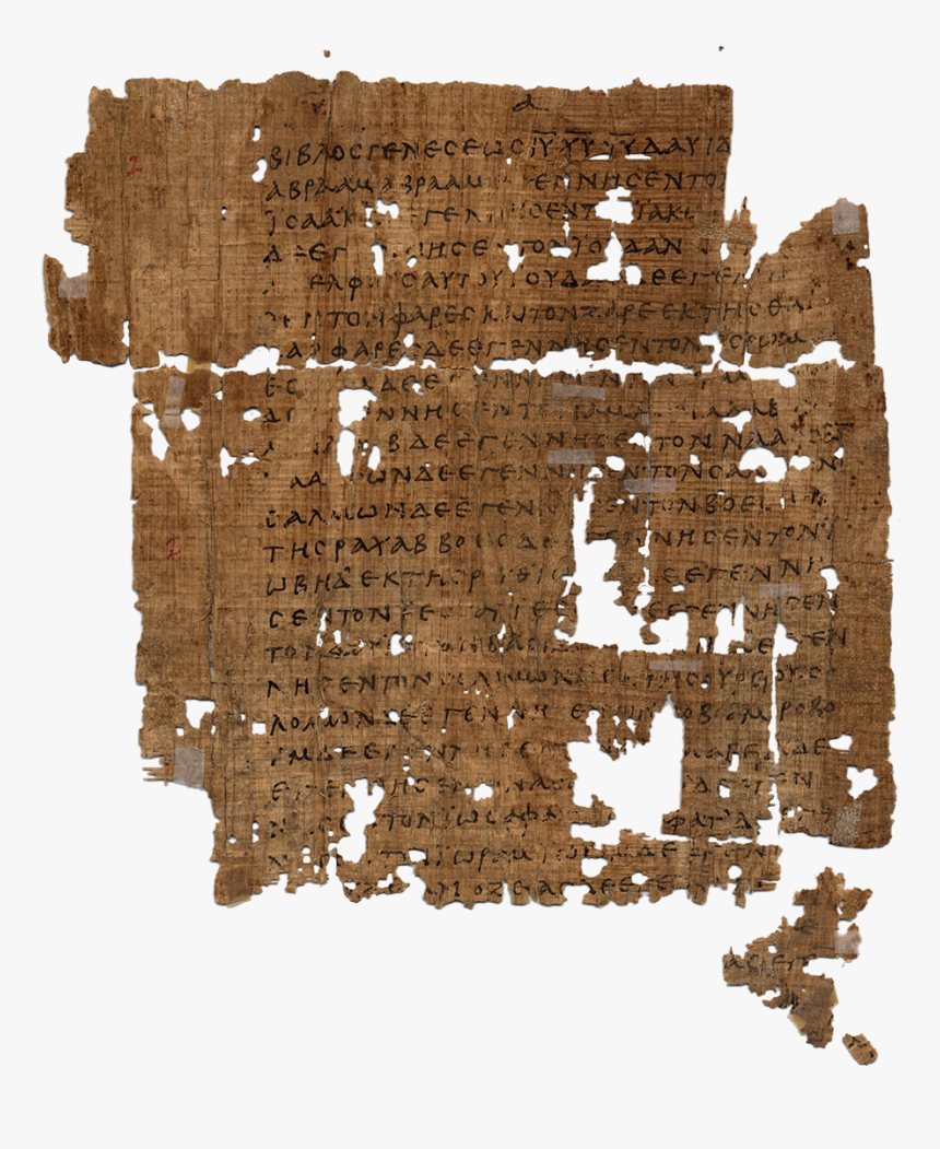 Gospel Of Matthew Papyrus, HD Png Download, Free Download