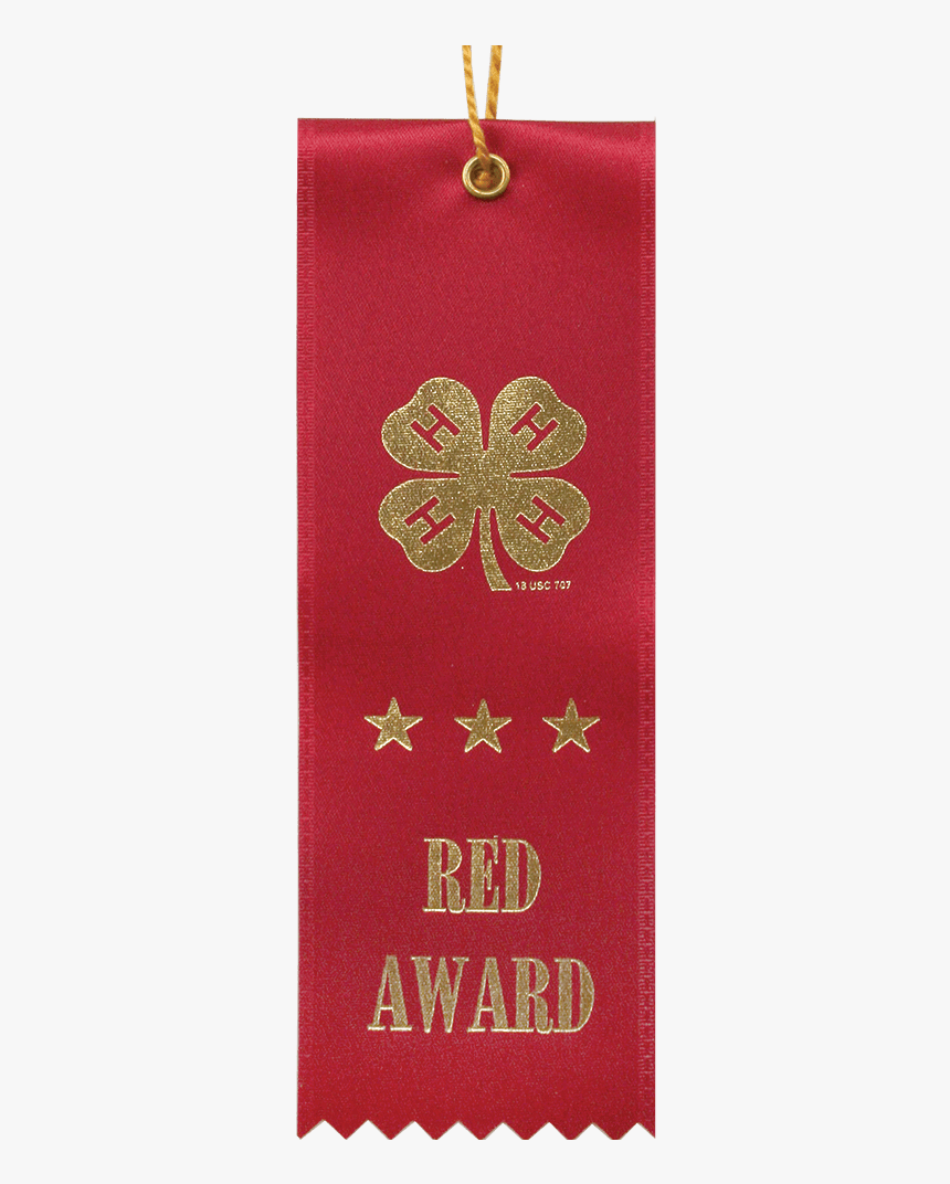 Red Award Ribbon - Christmas Ornament, HD Png Download, Free Download