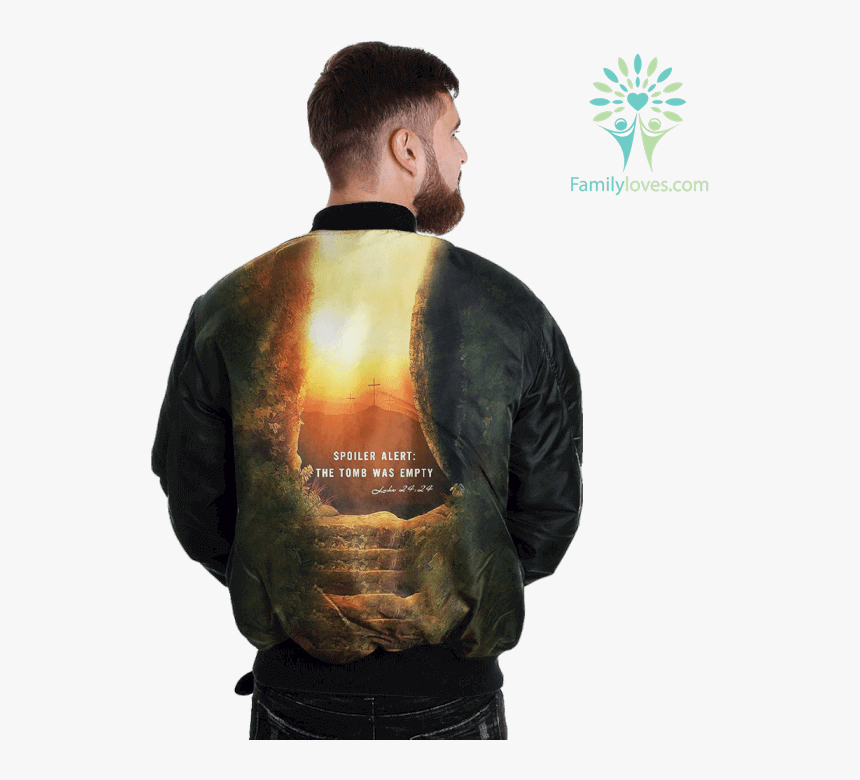 Jesus Spoiler Alert Empty Tomb 3d Over Print Jacket - Wear Australian Army Dog Tags, HD Png Download, Free Download