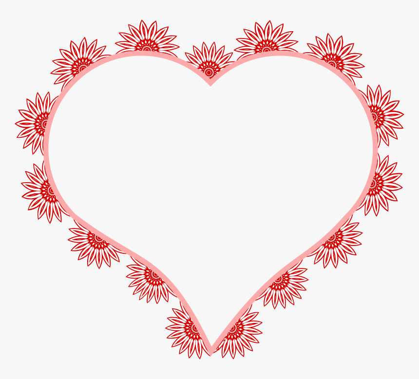 Heart Frame Hd Png, Transparent Png, Free Download