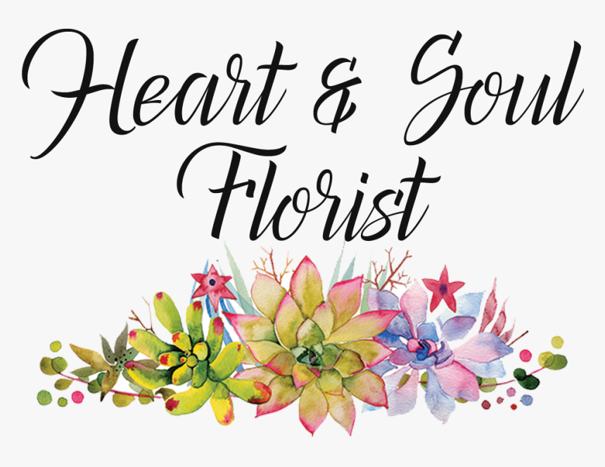 Transparent Floral Heart Png - Calligraphy, Png Download, Free Download