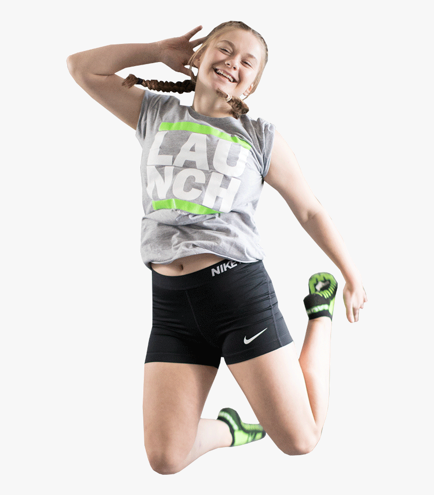 Teen Girl Jumping Png, Transparent Png, Free Download