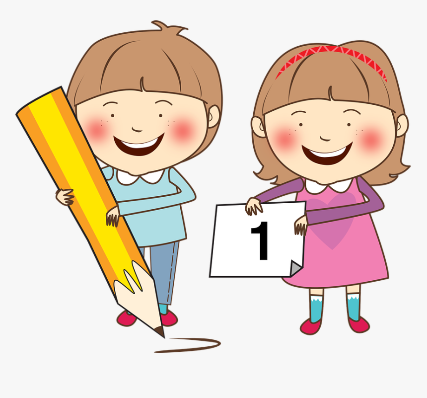 Children, Boys, Girls, Study - Children Cartoon Png, Transparent Png, Free Download