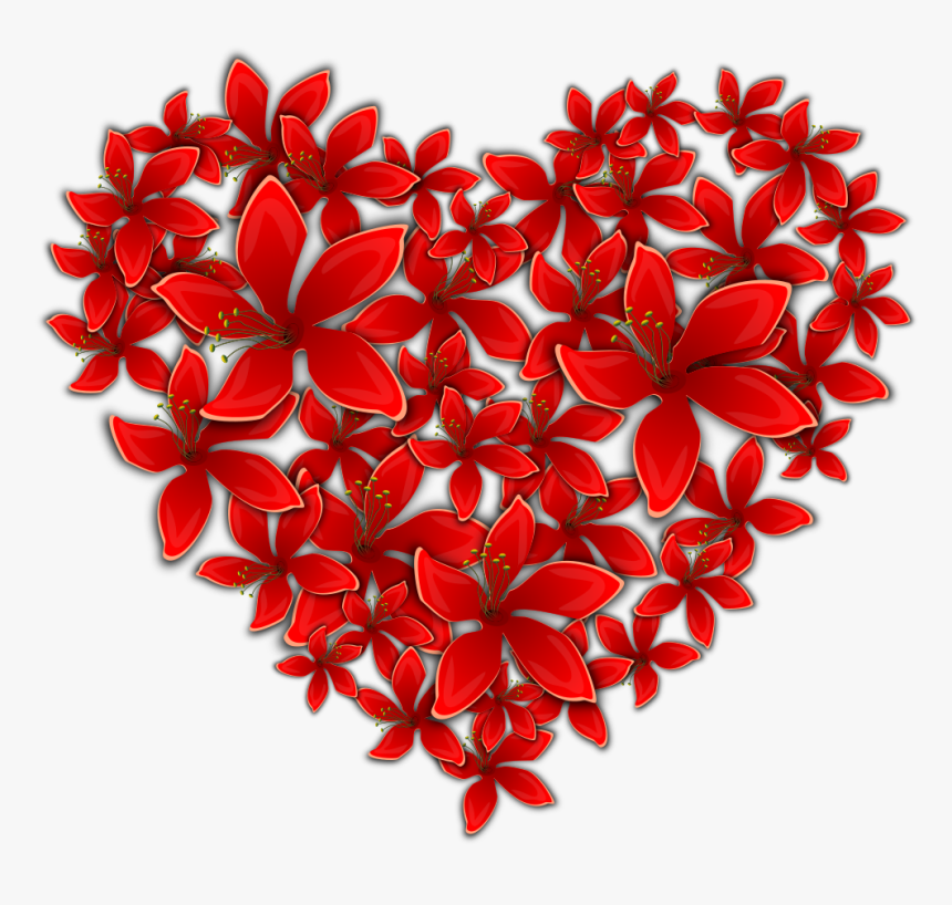Flowery Heart - Flowery Hearts, HD Png Download, Free Download
