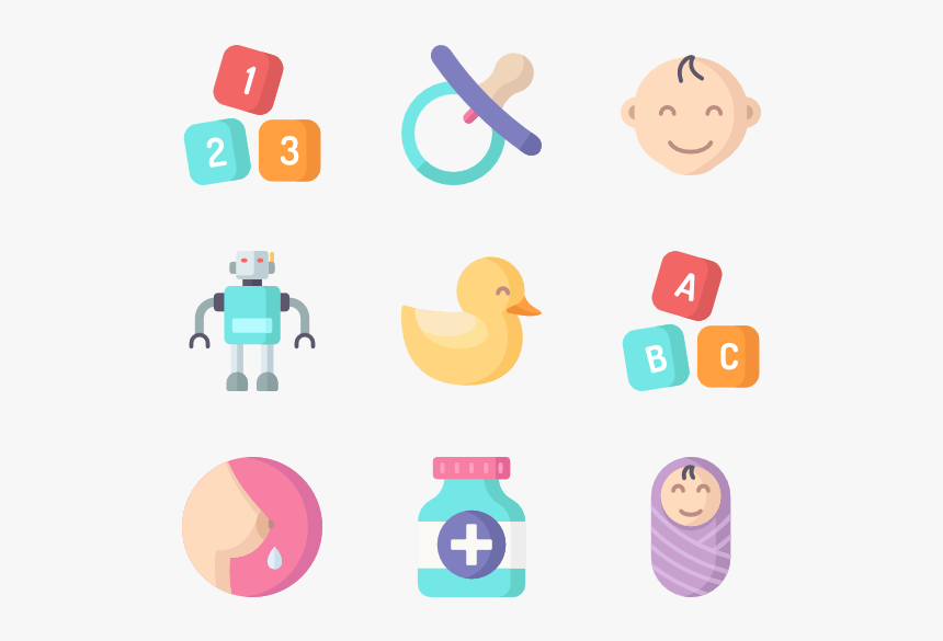 Clip Art Child Vector - Baby Icon Vector Png, Transparent Png, Free Download