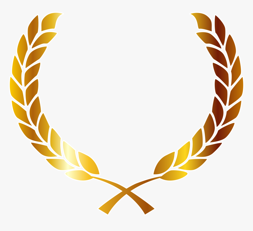 Laurel Wreath Bay Laurel Euclidean Vector Clip Art - Gold Laurel Wreath Vector Png, Transparent Png, Free Download