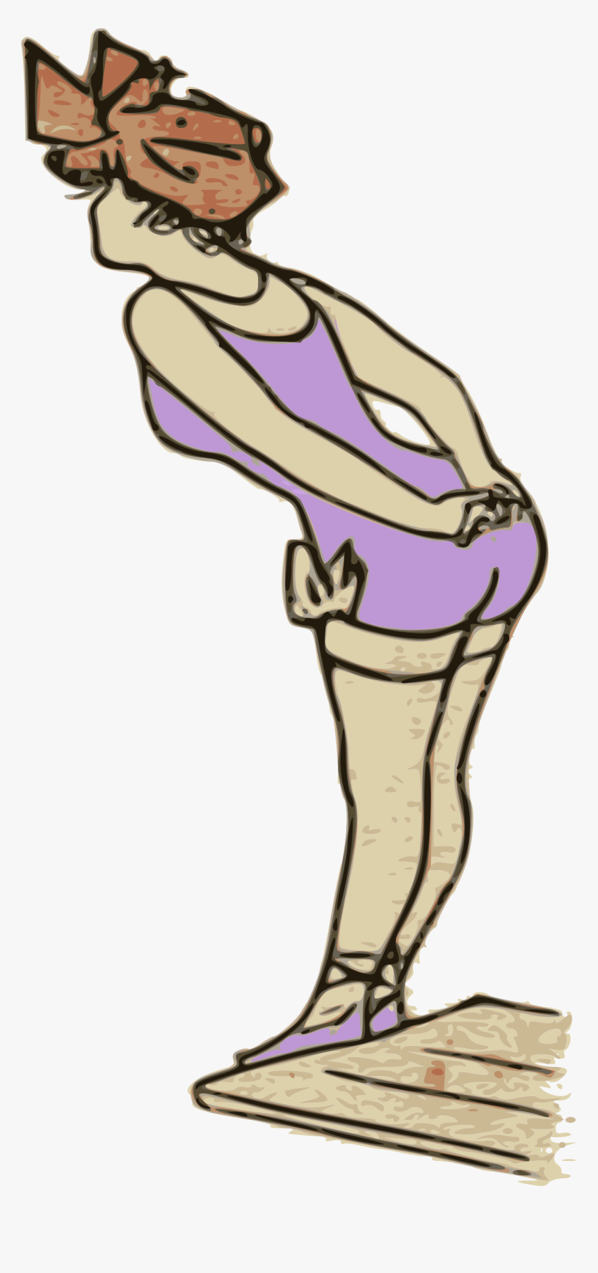 Transparent Girl Jumping Png - Drawing, Png Download, Free Download