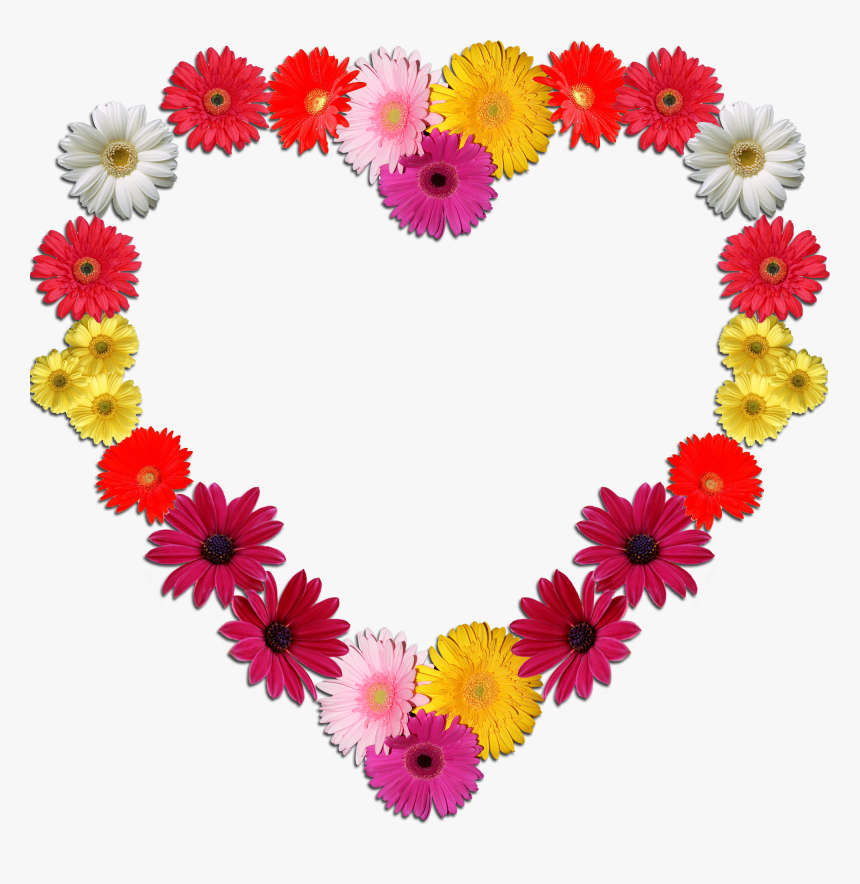 Heart Flower Picture Frames - Сердечко На Прозрачном Фоне, HD Png Download, Free Download