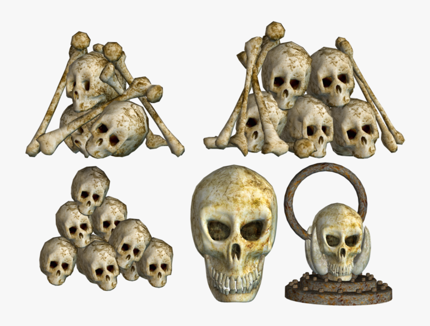 Pile Of Skulls Png, Transparent Png, Free Download