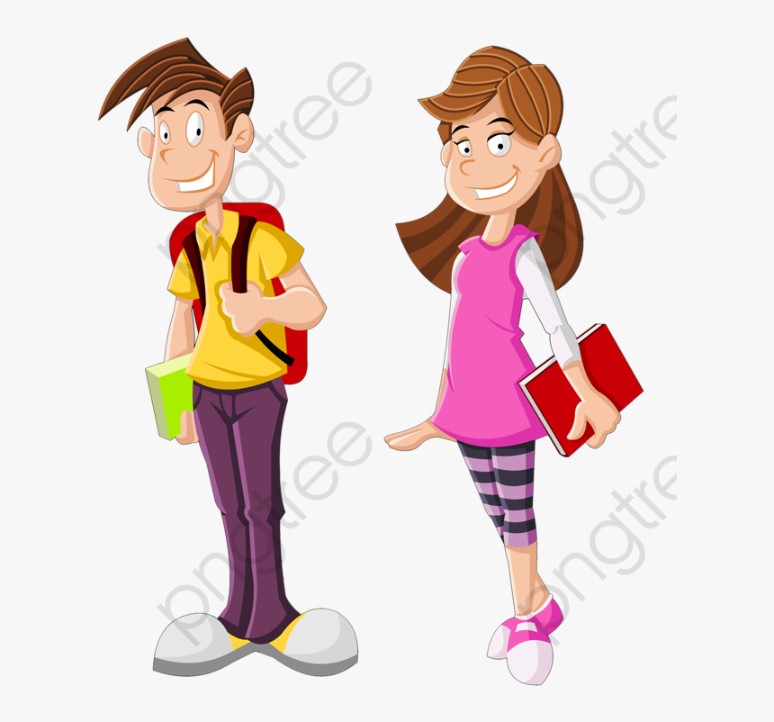 Students Clipart High School - High School Student Clipart Png, Transparent Png, Free Download