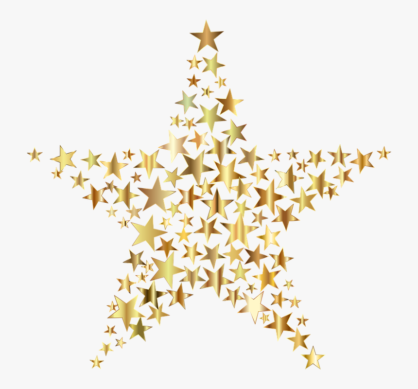 Transparent Background Gold Star, HD Png Download, Free Download